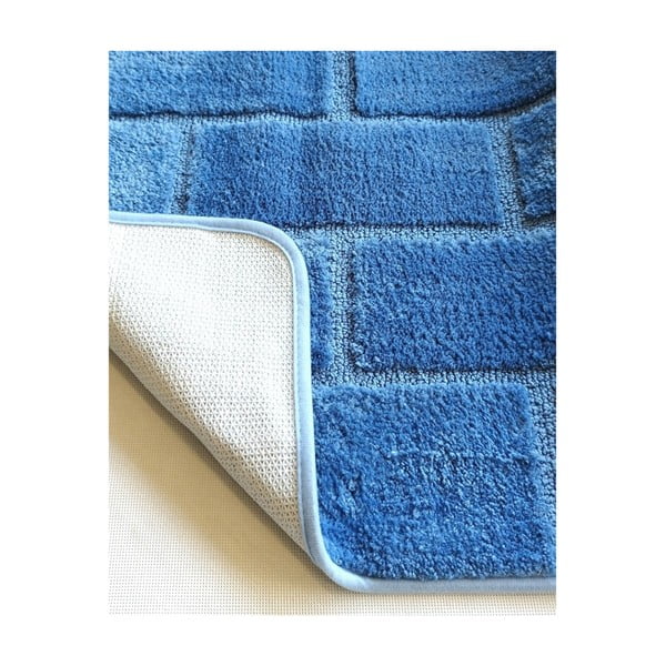 Plava kupaonska prostirka 50x80 cm – JAHU collections-image-1