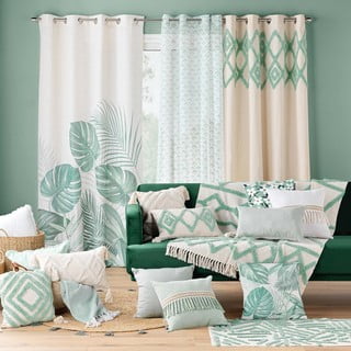 Mentol zeleni/krem periv tepih 60x90 cm Athena – douceur d'intérieur