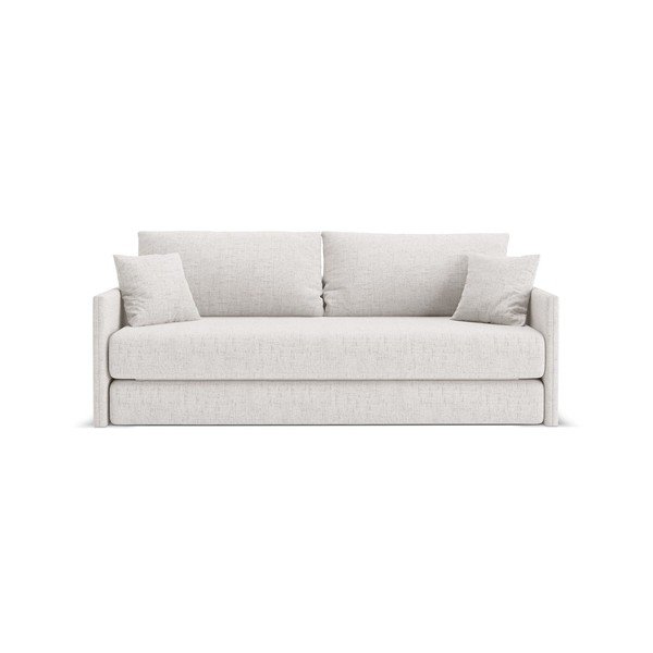 Bež sklopiva sofa od šenila 209 cm Shannon – Cosmopolitan Design