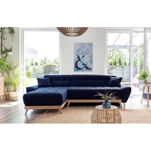 Mornarsko plava kutna garnitura na razvlačenje Miuform Dazzling Daisy-image-1