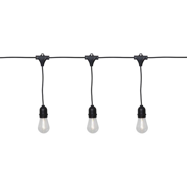 Crna vanjska svjetiljka LED lanac Star Trading String, dužina 3,6 m-image-2