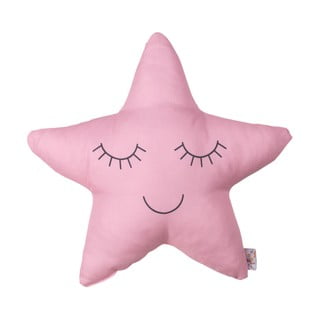 Ružičasti pamučni dječji jastuk Mike & Co. NEW YORK Pillow Toy Star, 35 x 35 cm