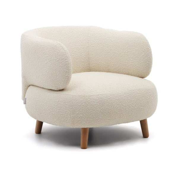 Krem fotelja Luisa – Kave Home