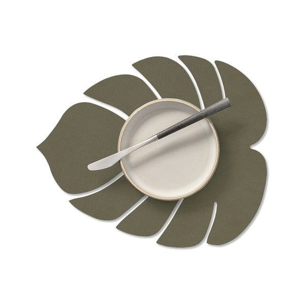 Podmetač od eko kože 22x26 cm Monstera Leaf Nupo – LIND DNA-image-1