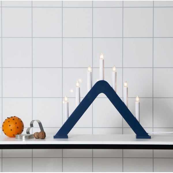 Tamno plavi božićni svjetlosni ukras s utikačem Jarve – Star Trading-image-2