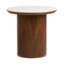 Okrugao pomoćni stol s keramičkom daskom ø 40 cm Noli – House Nordic