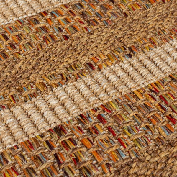 Vanjski tepih u prirodnoj boji 120x170 cm Layla Border – Flair Rugs-image-3