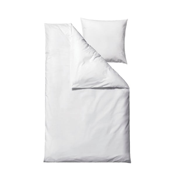 Bijela posteljina od organskog pamuka 200x140 cm Wave Optical - Södahl-image-3