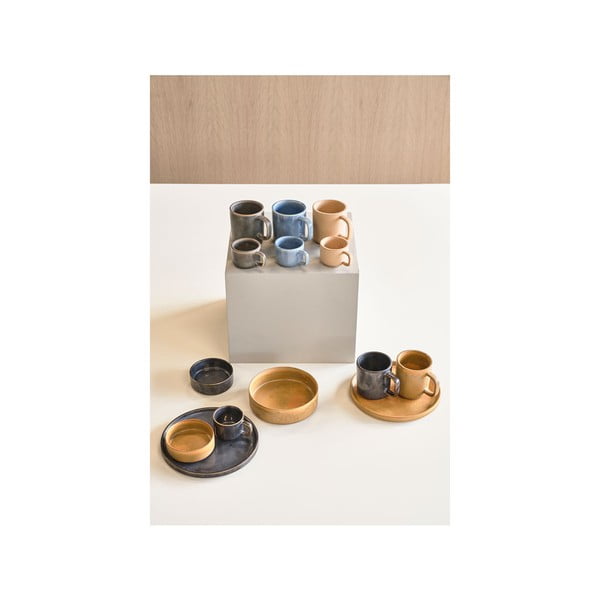 Set od 2 zelene porculanske šalice Villa Collection Fjord, 100 ml-image-1