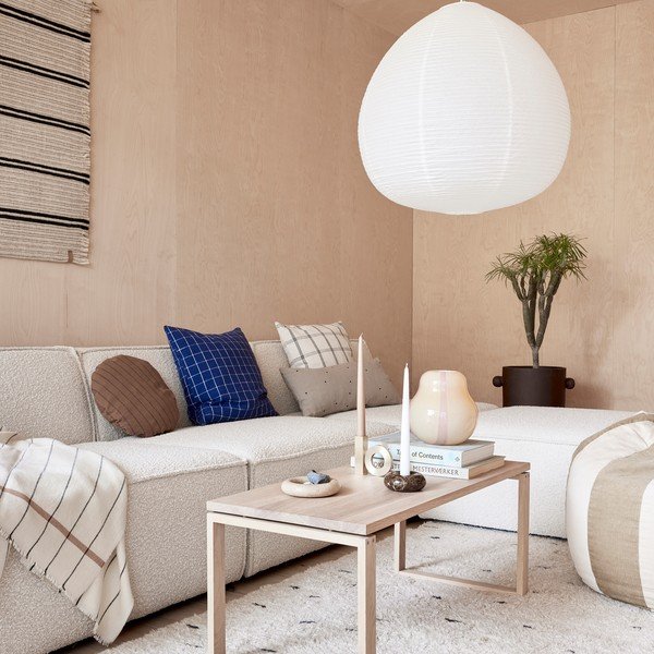 Sjenilo boje slonovače ø 60 cm Kojo – OYOY Living Design-image-1