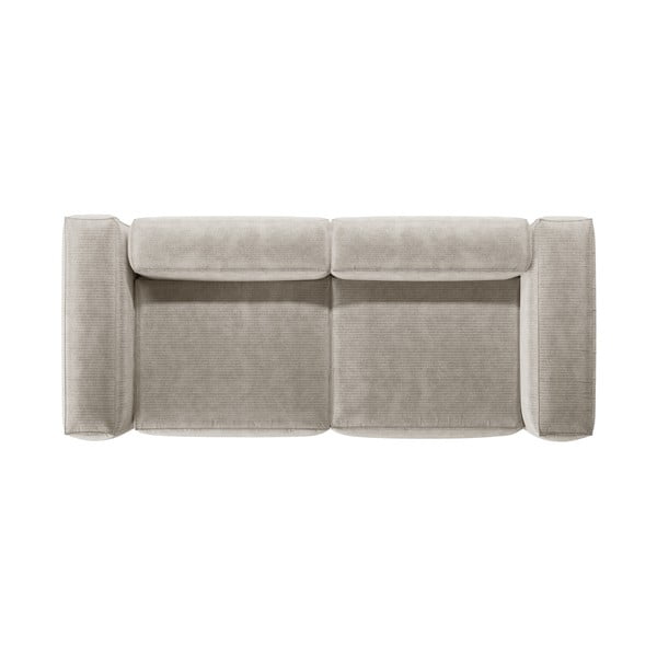 Bež sofa od samta 264 cm Bergamo – Cosmopolitan Design-image-3