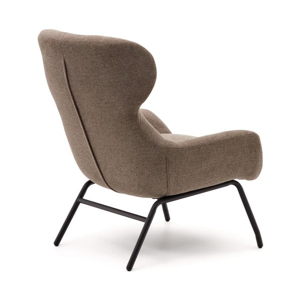 Smeđa fotelja Belina – Kave Home-image-3