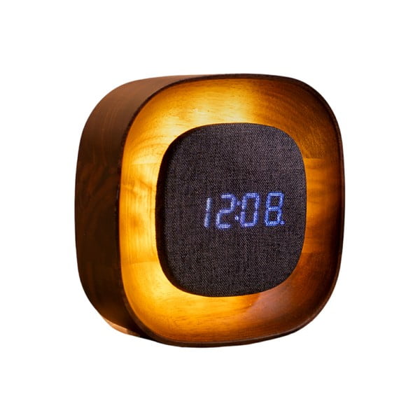 Digitalna budilica Lumos Walnut – Gingko