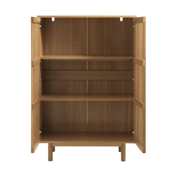 Ormarić u dekoru hrasta u prirodnoj boji 95x140 cm Tiber – Unique Furniture-image-4