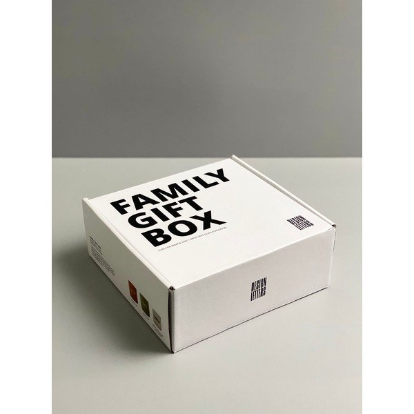 Set od 3 šalice Design Letters Family-image-2