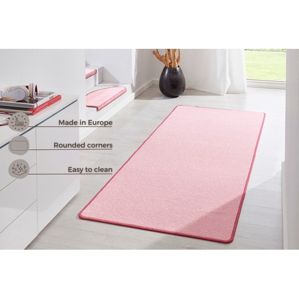 Svijetlo ružičasta staza 80x200 cm Fancy – Hanse Home-image-4