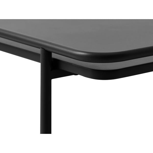 Crni metalni stolić za kavu 75x75 cm Yuba – Unique Furniture-image-3