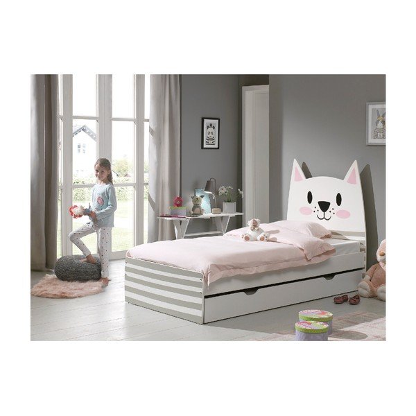 Dječji krevetić Vipack Cat, 90 x 200 cm-image-2