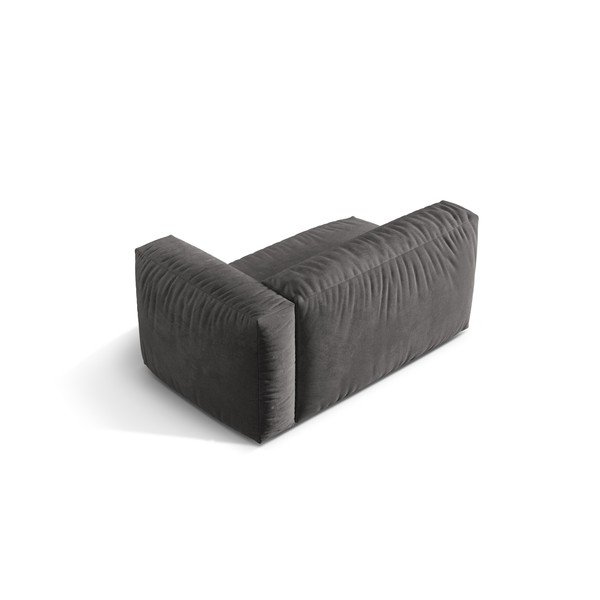 Siva baršunasti modularna sjedeća garnitura (s desnim kutom) Martina – Micadoni -image-2