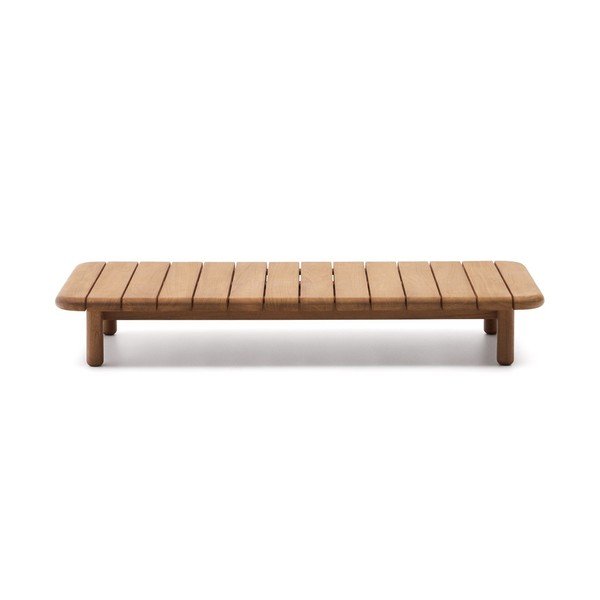 Vrtni stol od masivne tikovine 70x140 cm Turqueta – Kave Home