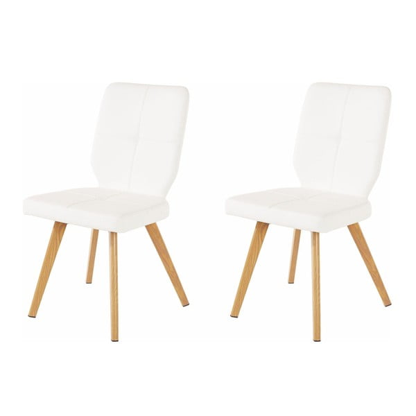 Set od 2 bijele stolice za blagovanje Støraa Daniel