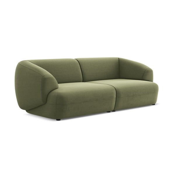 Zelena baršunasti sofa 232 cm Moana – Makamii-image-1