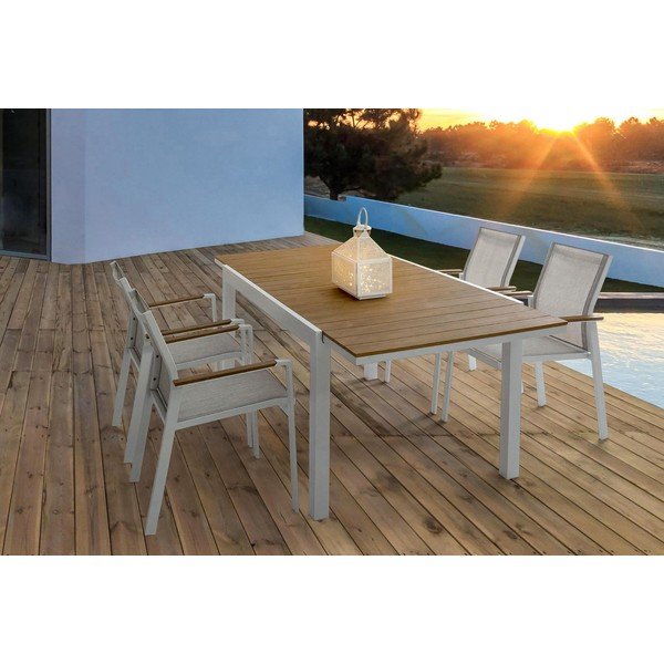 Vrtni stol aluminijski 90x140 cm Elias   – Bizzotto-image-1