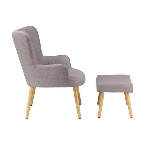 Svijetlo siva fotelja Coco - Støraa-image-1