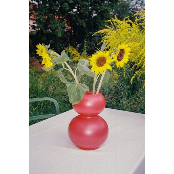 Crvena keramička vaza (visina 36 cm) Tuga – noo.ma-image-4