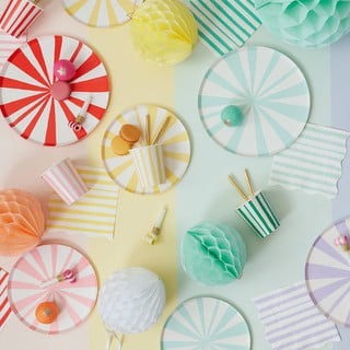 Papirnati ubrusi u setu 16 kom Mint Stripe – Meri Meri