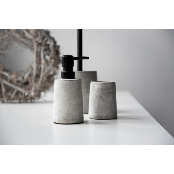 Sivi betonski dozator za sapun Wenko Villena-image-1