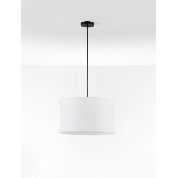 Bijela lanena viseća svjetiljka ø 50 cm Linnet – Nova Luce-image-3