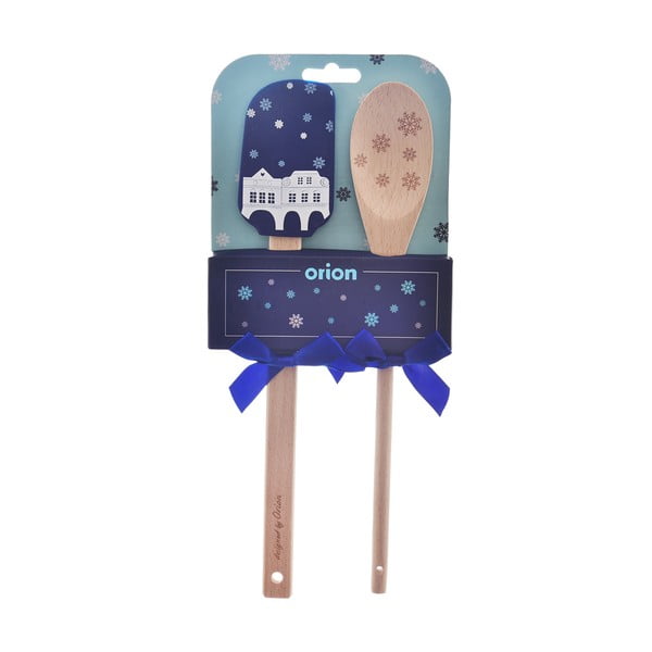 Drveni set kuhinjskog pribora 2 kom – Orion-image-1