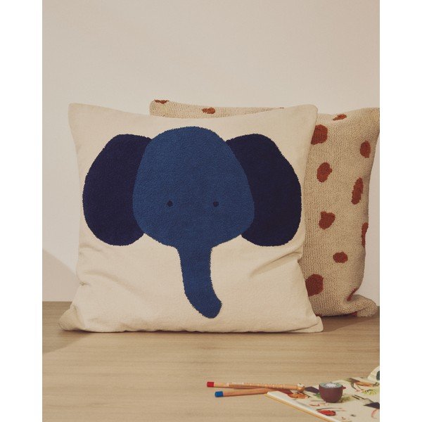 Pamučan dječji jastuk 70x70 cm Tandani – Kave Home-image-1