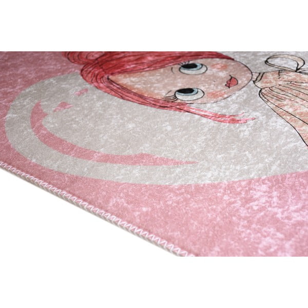 Ružičasti periv dječji tepih 120x180 cm Pretty Girl – Vitaus-image-2