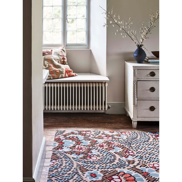 Smeđi vuneni tepih 200x300 cm Paisley – Agnella-image-1