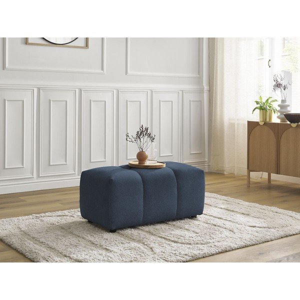 Plavi tabure od šenila Roxelane – Bobochic Paris-image-4