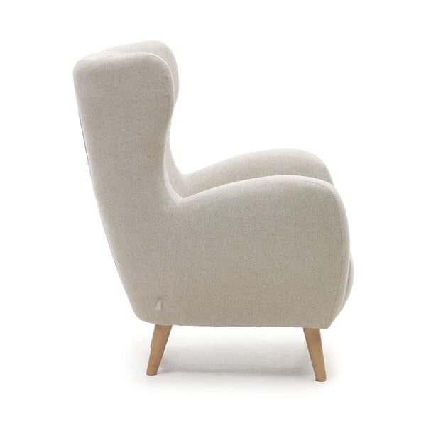 Bež wing fotelja Patio – Kave Home-image-3