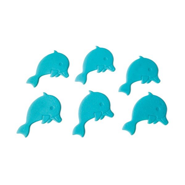 Dječja protuklizna podloga za kadu 12x8 cm Dauphins – Spirella