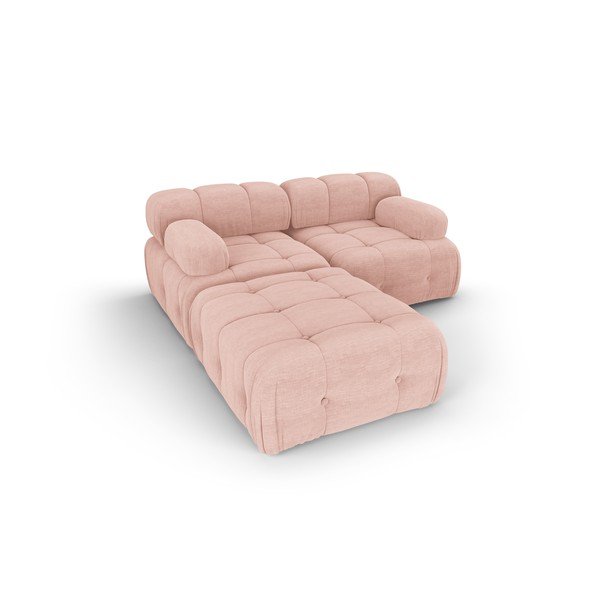 Svijetlo ružičasta kutna garnitura Ferento – Cosmopolitan Design-image-4