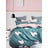 Zelena/ružičasta posteljina za bračni krevet/za produženi krevet od renforce pamuka s uključenom plahtom/4-dijelna 200x220 cm Beloved – Mila Home