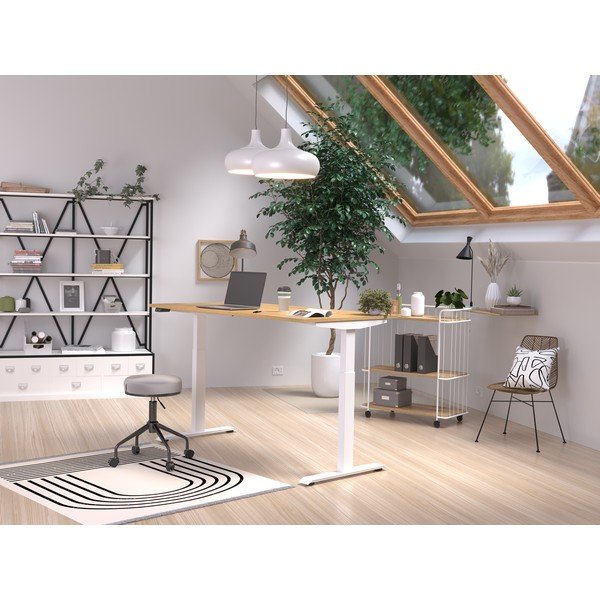 Radni stol s pločom stola u dekoru hrasta 80x160 cm Jet – Germania-image-1