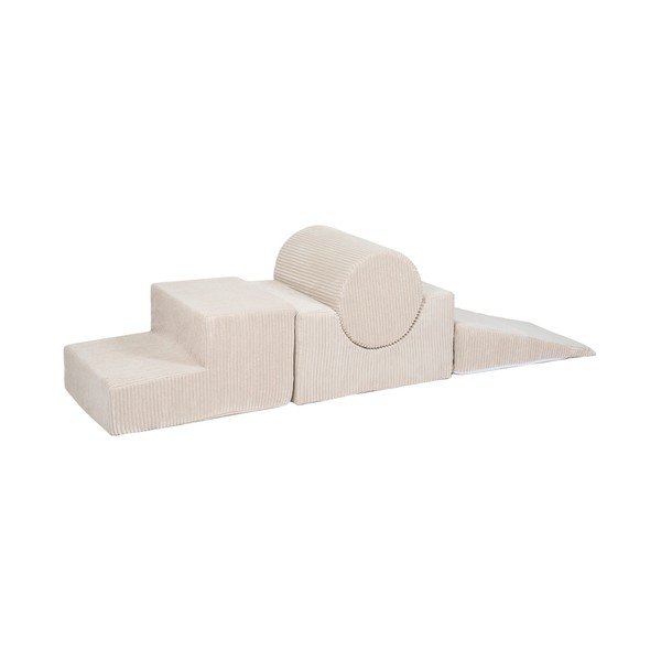 Krem set mekanih igrački od pjene od samta 45x170x30 cm Montessori – Meowbaby