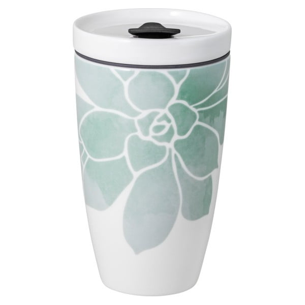 Zeleno-bijela   šalica Villeroy & Boch Like To Go, 350 ml-image-1