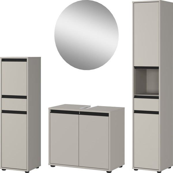 Sivi set namještaja za kupaonicu Lemont – Germania