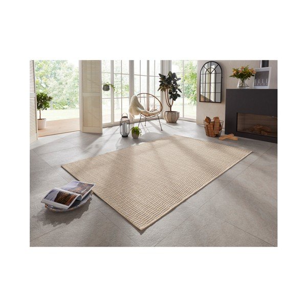 Krem tepih pogodan i za vanjski prostor Elle Decor Brave Dreux, 160 x 230 cm-image-1