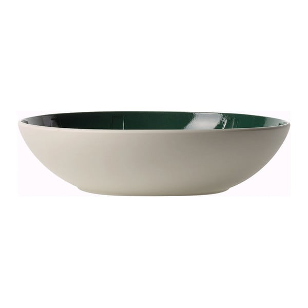 Bijelo-zelena porculanska posuda Villeroy & Boch Leaf, ⌀ 26 cm-image-2