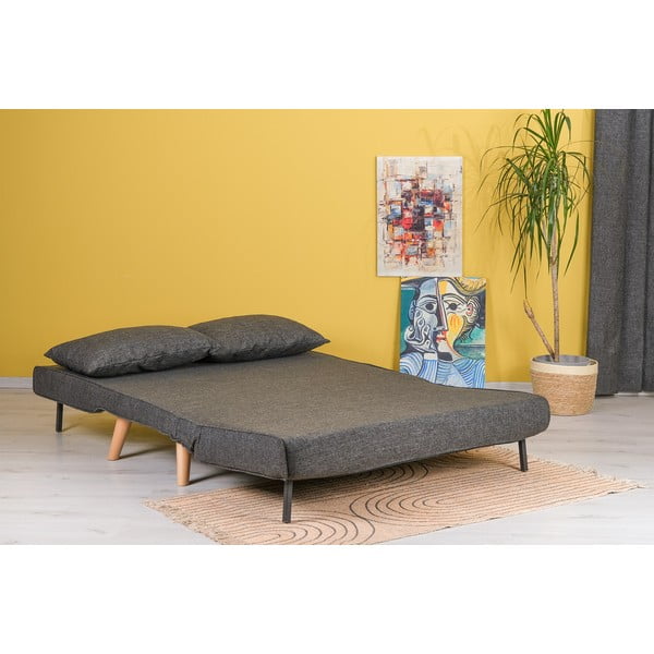 Tamno siva sklopiva sofa 120 cm Folde – Artie-image-3