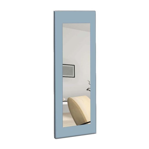 Zidno zrcalo s plavim okvirom oyo koncept Chiva, 40 x 120 cm