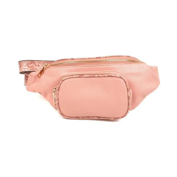 Ružičasta ženska torba za bubrege Carla Ferreri Polio
